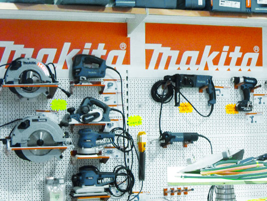 Echafaudage encastré