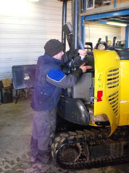 maintenance engins de chantier