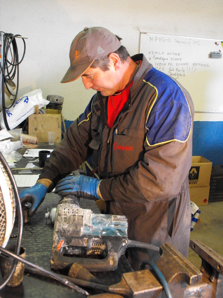 maintenance marteau piqueur